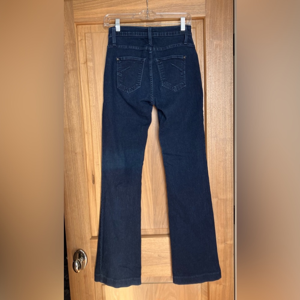 Vintage EUC JAMES JEANS High Class Wide Leg w/ Stretch 30 Blue Dark Paris Wash - Picture 3 of 13